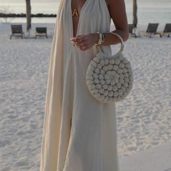 SEXY HALTER MAXI DRESS - Picture 6 of 8